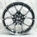 RIN 17X7.5 5-100 R1 SPORT DX221 HYPER BLACK ET38 CB73.1